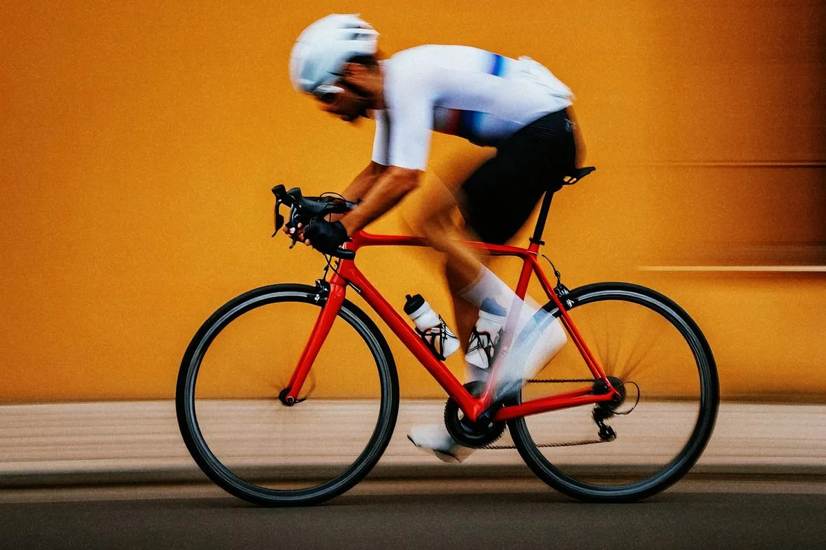 Cyclist in Motion