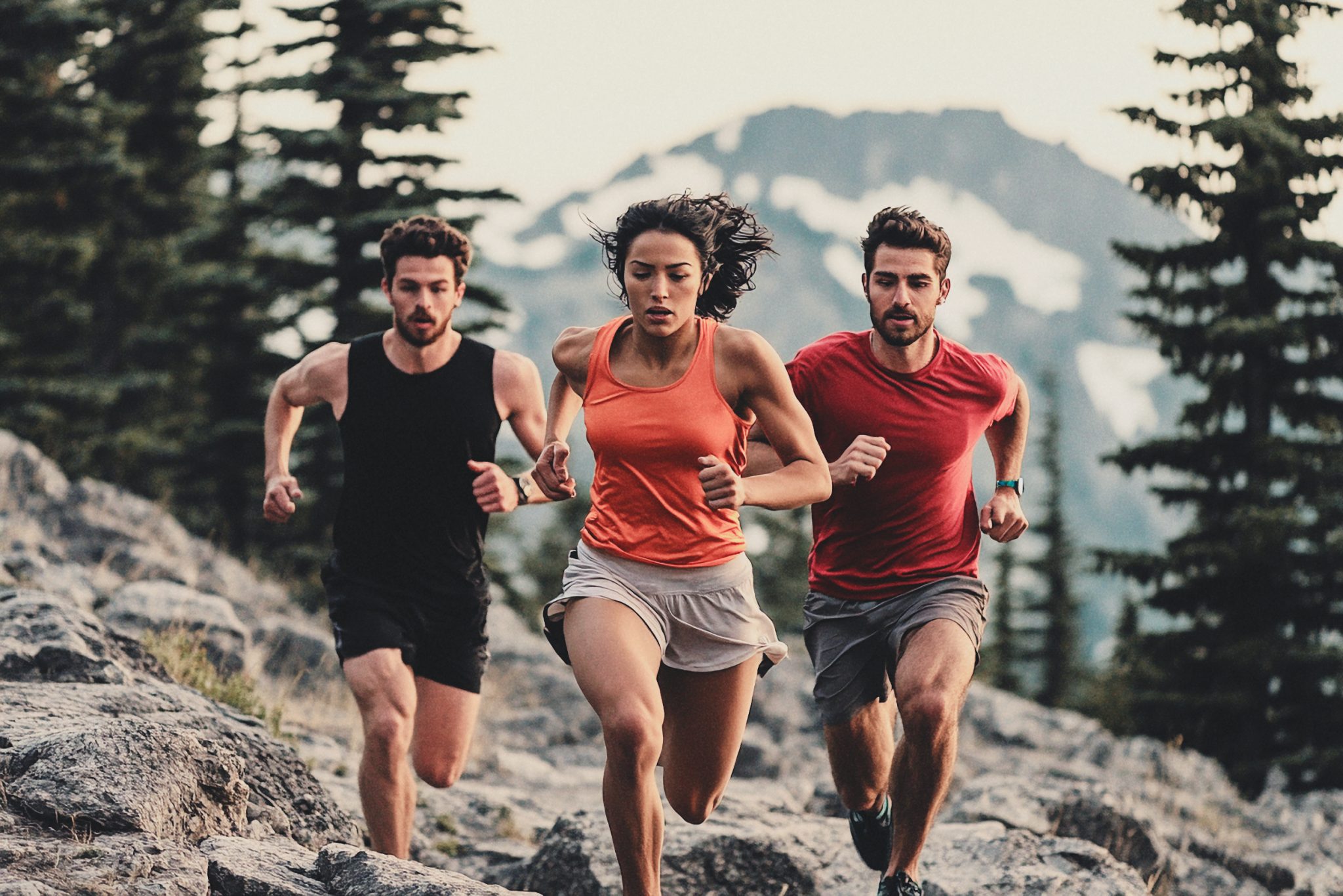 Trail Running at Sunrise